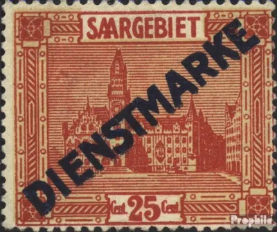 Produktbild von Briefmarken Saarland 1922 Mi D6 gestempelt Freimarken