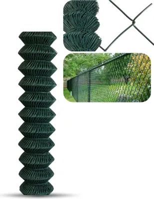 Produktbild von Maschendrahtzaun  Zaun Gartenzaun 1m x 25m Maschinengeflecht Gitterzaun 60x60mm