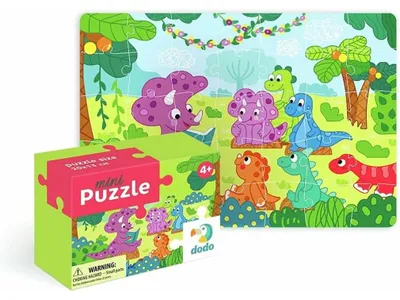 Produktbild von DODO Puzzle Dino und seine Freunde 35 Teile