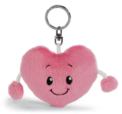 Produktbild von NICI Schlüsselanhänger Herz „Love“ rosa, 8 cm