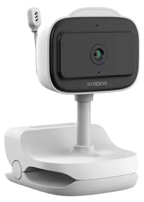 Image de Caméra pour bébé sans fil Strong Dovy 2K avec audio bidirectionnel et microphone intégré. Détection de mouvement et de pleurs