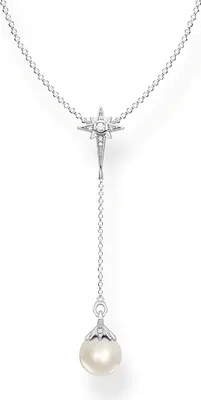 Produktbild von THOMAS SABO Kette "Magische Sterne" Silber Anhänger Perle KE