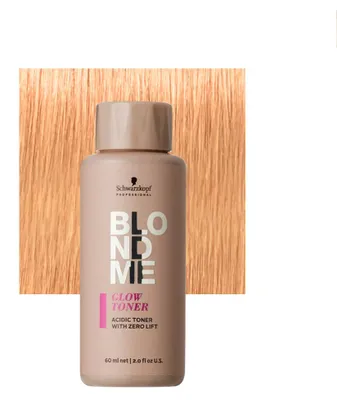 Produktbild von Schwarzkopf Professional BlondMe Glow Toner Apricot Blush 9,5-74 60ml- Haartoner