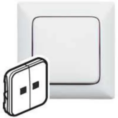 Produktbild von Legrand 776213 Wandplatte/Schalterabdeckung Weiß