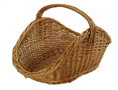 Image de Panier en osier naturel 62x36x40cm