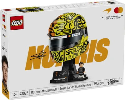 Zdjęcie produktu dla LEGO Kask Lando Norris McLaren Mastercard F1® Team, Zestaw do budowania, 14 lat(a), Plastik, 793 szt., 973 g