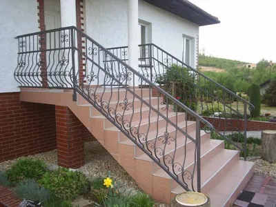 Produktbild von Klassische Stahl Treppe Schmiedeeisen Treppen Balkon Geländer Maßfertigung 146