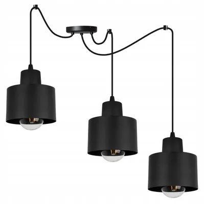 Image de Pendelaire Moderne Lampe Led Noire