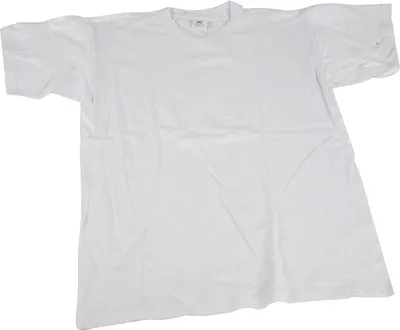Produktbild von Creativ Company CC Baumwoll-T-Shirt mit Rundhalsausschnitt, 5–6 Jahre, Weiß