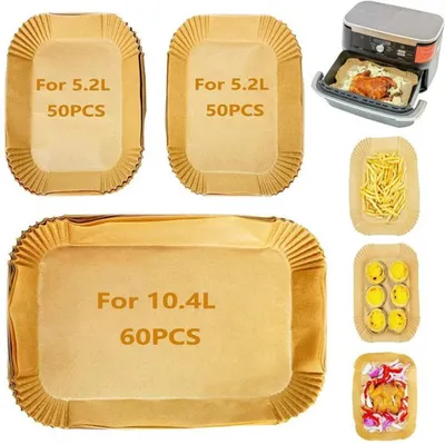 Produktbild von Azomor® Backpapier für Heißluftfritteusen mit Antihaftbeschichtung und Hitzebeständigkeit