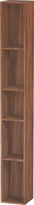 Produktbild von Duravit Regalelement L-Cube 18x18x140cm, 5 Fäch., vert, Nussb natur