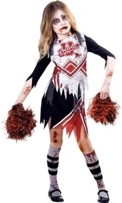 Productafbeelding van Zombie Cheerleader-kostuum 5-6 jaar