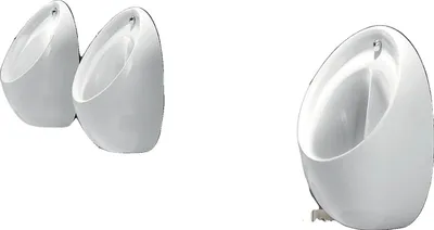 Obrázek produktu pro Příčka pro pisoár, vysoce hustý materiál, odolná konstrukce, světle šedá barva