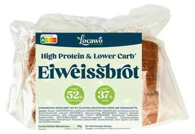Produktbild von Locawo Low Carb Eiweissbrot | Proteinbrot 400g