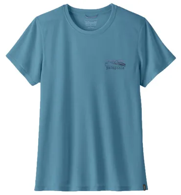 Produktbild von Patagonia Damen Cap Cool Trail Shirt Stratapeaks Shore Blue : L Größe: L