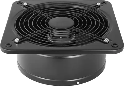 Obrázek produktu pro SucceBuy 12palcový odsávací ventilátor pro průmyslové větrání, kovový axiální odsávací ventilátor pro komerční použití, 300 mm odsávací ventilátor pro efektivní proudění vzduchu