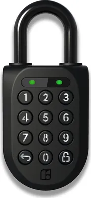 Produktbild von igloohome Smart Padlock 2 – Intelligentes Vorhängeschloss mit App- und PIN-Zugang – Wetterfest