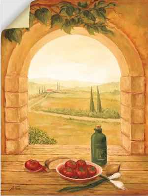 Produktbild von ARTland Wandbild, selbstklebend Fensterblick I Größe: 60x80 cm