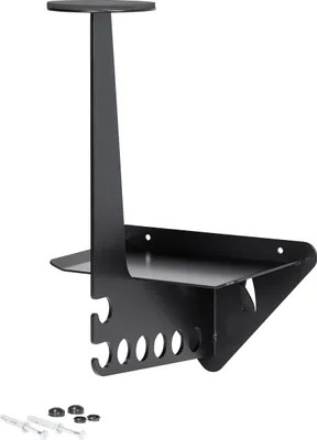 Produktbild von Hi-Q Tools Helmgarderobe Single Schwarz - Robust und Platzsparend