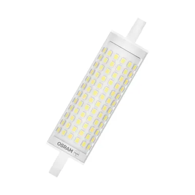 Immagine prodotto di OSRAM LED Line Lampada LED con filamento, corpo lampada in plastica trasparente, 20 W, base retrofit R7s, EEK D, 3000 lm, 3000 K luce bianca calda per illuminazione generale.