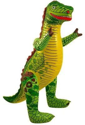 Produktbild von Mittelgroßer aufblasbarer T-Rex-Dinosaurier (76 cm)
