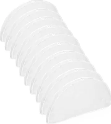 Produktbild von 10 x Schulterabdeckungen für Kleidung, Staubschutz, Kleiderbügel, Kleidersäcke aus Kunststoff für Schrank, Aufbewahrung, Anzug, Mäntel, Jacken, Kleiderschrankaufbewahrung
