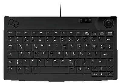 Produktbild von Contour Design Active Key AK-440, Mini, Kabelgebunden, USB, Scherenschalter, AZERTY, Schwarz
