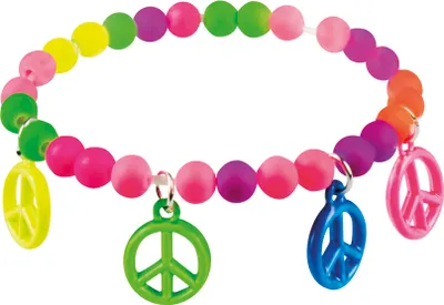 Produktbild von Hippie Armband Peace für Erwachsene bunt