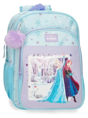 Produktbild von Disney Joumma Frozen In This Together Schulrucksack anpassbarer Trolley Flieder 30x40x13 cm Polyester 15,6L
