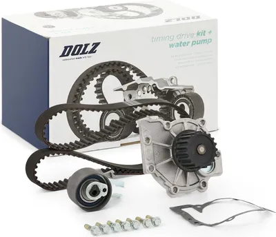 Produktbild von DOLZ KD025 Zahnriemensatz + Wasserpumpe für CHEVROLET KALOS für DAEWOO KALOS (KLAS)