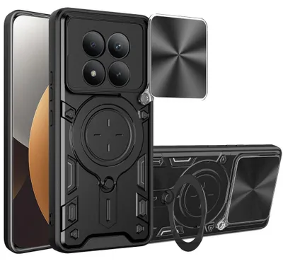 Produktbild von Handyhülle mit CamShield für Xiaomi Redmi Note 15 Pro Plus 5G / POCO M8 Pro 5G, Techsuit CamGuard Pro, Schwarz