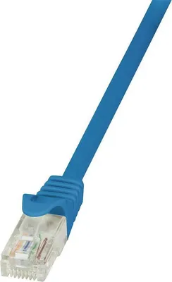 Obrázok produktu pre LogiLink 7.5m Cat.6 U/UTP, 7,5 m, Cat6, U/UTP (UTP), RJ-45, RJ-45, Modrá