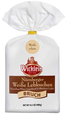 Produktbild von Wicklein Nürnberger Weiße Lebkuchen 'Bruch' 400g