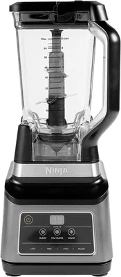 Produktbild von NINJA Standmixer Standmixer Glasbehälter, 2in1 Mixer, Mixen, Max Mixen und Zerkleinern, 1200,00 W, 2,1L Krug & 700ml Becher, Smoothie Set, Handmixer