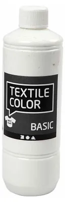 Immagine prodotto di Vernice tessile - Bianco, 500ml