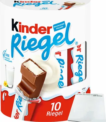 Produktbild von Kinder Riegel 10 Riegel (210g Packung) + usy Block