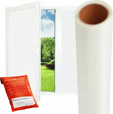 Produktbild von Solar Systems | Fensterfolie Milchig - 152x20m - Selbstklebend - UV-Schutz und Privatsphäre