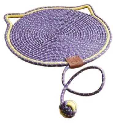 Zdjęcie produktu dla Mata Sizalowa Do Drapania Dla Kota Drapak 50 Cm Z Piłką Na Lince Siemiec