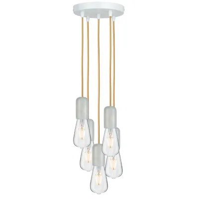 Immagine prodotto di Paulmann, struttura a soffitto per lampada a sospensione multipla, diametro 200 mm, bianco