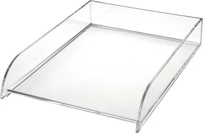 Produktbild von Famanu Briefablage stapelbar - transparentes Acryl - platzsparend