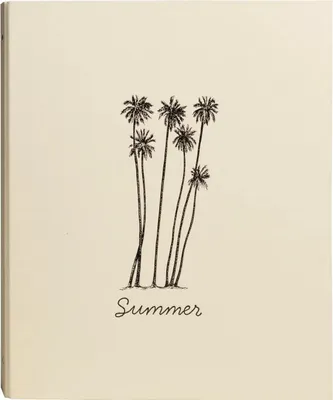 Image de Exacompta Album photos classeur 60 pages noires Summertime Jaune 17047E