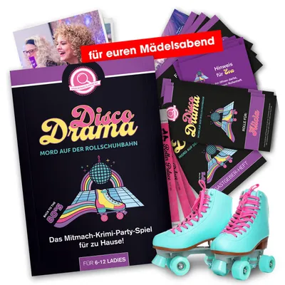 Produktbild von Krimi-Dinner - Disco Drama – Mord auf der Rollschuhbahn