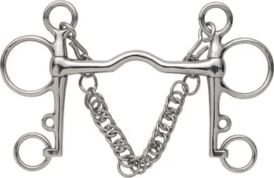 Produktbild von Shires - Kandare mit Zungenbogen ER580 (5,5 in) (Silber)