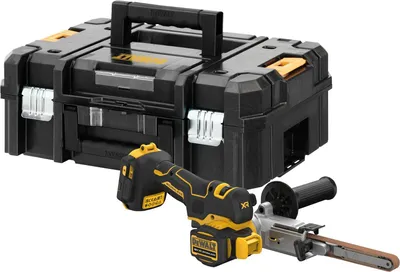 Image de Lime à bande XR 18V - DEWALT - Sans batterie, ni chargeur - coffret - DCM200NT-XJ