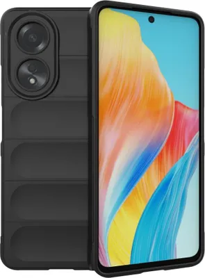 Produktbild von OPPO A58 Hülle - Coverup Hands-On Rugged Back Cover - Schwarz