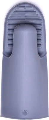Produktbild von Silikon-Ofenhandschuhe rutschfest mit Baumwollfutter Advanced Hitzebeständigkeit wasserdicht,Grau