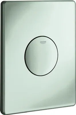Produktbild von GROHE 37547P00 WC-Betätigung Skate 37547 156x197mm mit Druckknopfbet. mattchrom