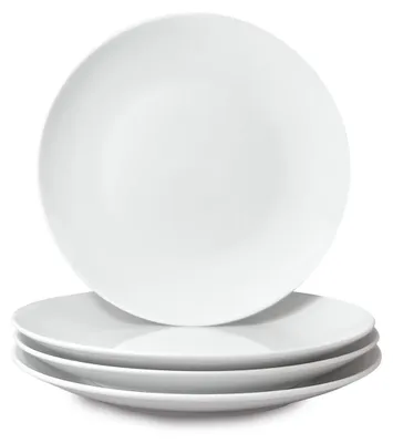 Zdjęcie produktu dla Zestaw 6 eleganckich porcelanowych talerzy, średnica 26,7 cm