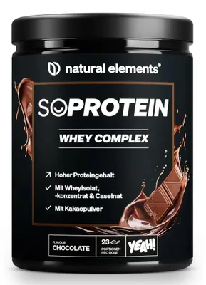 Produktbild von SoProtein Whey Complex - 690 g Pulver_für 23 Portionen / Chocolate