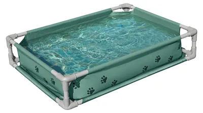 Obrázek produktu pro Bestway 561RG, Skládací brouzdaliště pro mazlíčky, Obdélníkový, PVC, Polyester, Ocel, 130 l, 21,6 kg, 310 mm